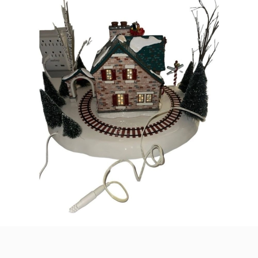 Department 56 Holiday Village with Train and Snowy Accents - Picture 4 of 16